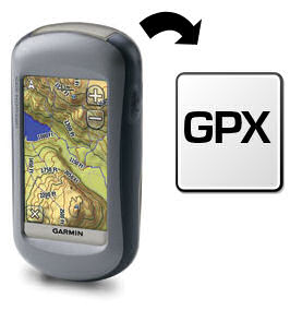 GPX fil från GPS navigator 